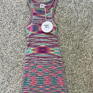 Princess Polly NWT colorful knit dress